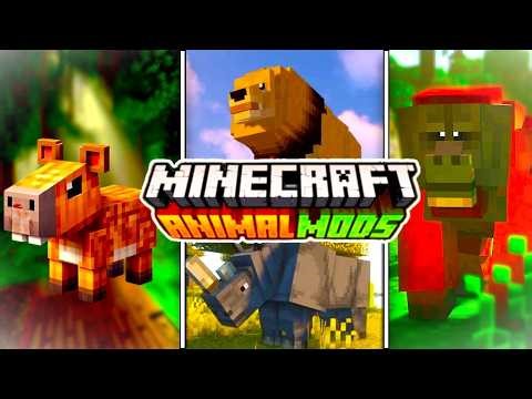 TOP 5 MEJORES MODS de ANIMALES en MINECRAFT