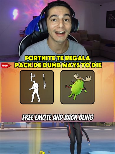 FORTNITE TE REGALA EL PACK DE DUMB WAYS TO DIE. DISPONIBLE HASTA EL 22 DE ENERO #fortnite #fortnitenoticias #novedadesfortnite