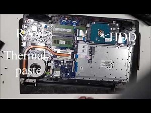 HP ProBook 250 G6 disassembly: RAM, HDD, CPU