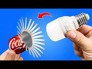No Internet Needed! Just Put The LED in The Coke Can and Enjoy!