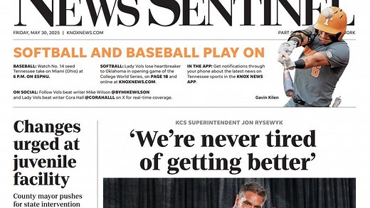 How to read the Knoxville News Sentinel e-newspaper