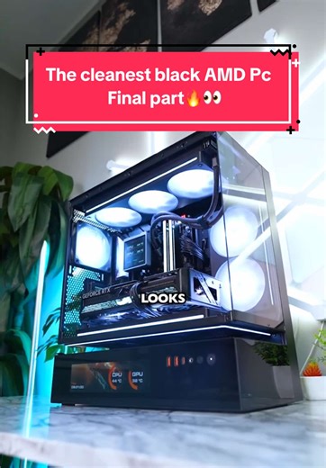 Cleanest Black AMD Gaming PC Build 2024