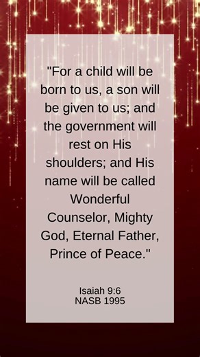 Isaiah 9:6 – The Gift of Our Savior