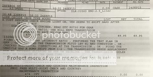 Typical 09G Trans problems