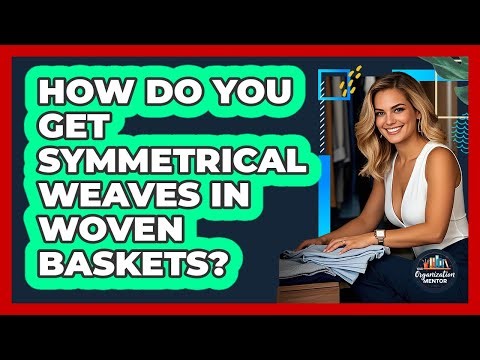 How Do You Get Symmetrical Weaves In Woven Baskets? - Your Organization Mentor