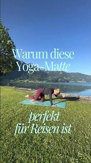 Warum diese Yoga-Matte perfekt für Reisen ist 🧘🏼‍♀️✈️