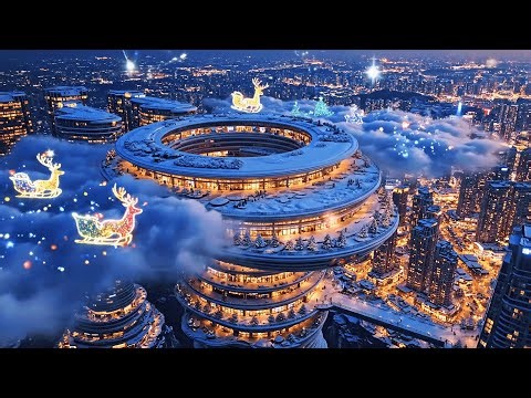 Welcome to Neo-Tokyo Christmas Night 🎄❄️ (The Brightest Future City You’ll Ever See)