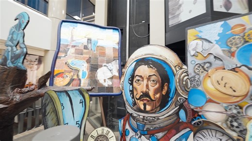 2K views · 28 reactions | Staff and visitors to the FBISD administration building have been captivated by the incredible 3D art on display, showcasing the creativity and talent of our amazing student artists! ✨ Next up, we’re celebrating Youth Art Month with a special 2D art showcase beginning next month. Stay tuned for more inspiring pieces from our young artists as they bring their visions to life! #FBISDFineArts #FBISDProud | Fort Bend ISD | Facebook