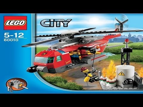 LEGO City Instructions For 60010 - Fire Helicopter
