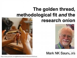 The Golden Thread, Methodological Fit and the Research Onion.