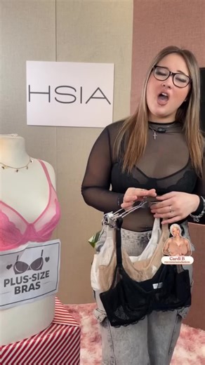 HSlA Pretty In Petals Plus Size Unlined Strappy Floral Lace Unpadded Plus Size Underwire Bra Comfort Basic Minimalist Womenswear