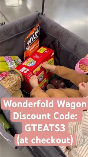 WonderFold W4 PRO grocery shopping. Discount code: GTEATS3 for 10% off #wonderfold