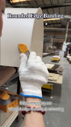 How We Perfect the Curve | Arc Cabinet Edge Banding Process 🔥