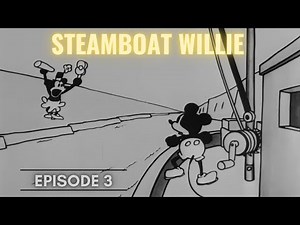 Mickey Mouse Cartoon: Steamboat Willie (1928) - HD Remastered