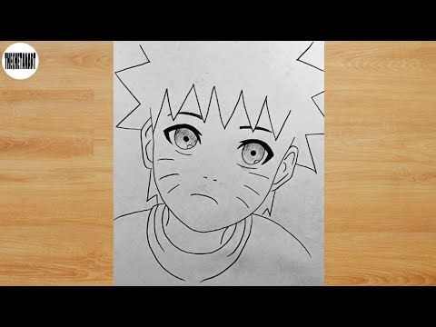 How to Draw Naruto Face Step by Step | Easy Anime Drawing Tutorial ✏️🔥