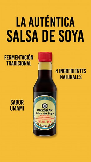 Para hacer más rikkas tus comidas y ser la mejor salsa de soya no se necesita mucho, sólo ser la experta en el sabor 😌🍴 | Kikkoman México