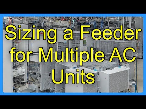 Sizing a Feeder for Multiple AC Units