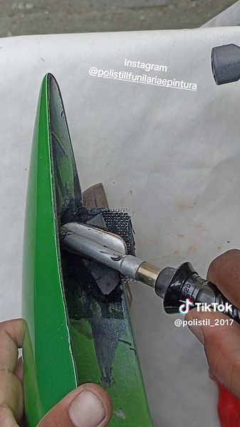 Restaurando Carenagem Quebrada da Moto - Passo a Passo