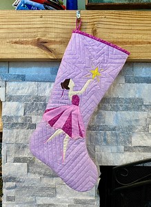 En Pointe FPP Quilted Christmas Stocking Pattern: Foundation Paper Piecing, Ballet Dancer (PDF Download) - Etsy Australia