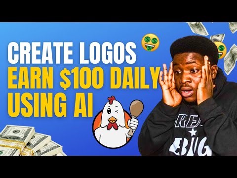 How to create and sell logos using AI to make money online