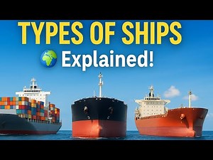 Types of Ships and Their Functions Explained | Container, Tanker, Bulk Carrier & More