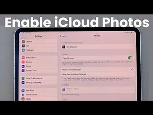 How To Turn On iCloud Photos On An iPad