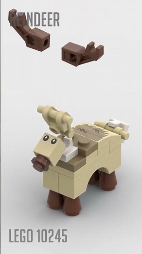 A REINDEER With Only 20 Pieces | LEGO 10245