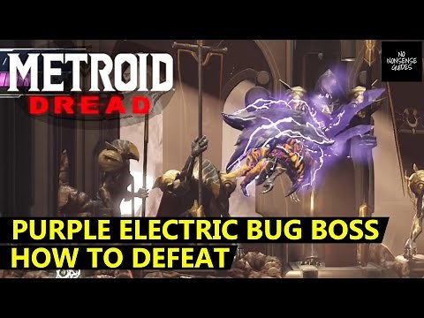 Metroid Dread Purple Electric Bug Boss - How to Defeat Ferenia Boss