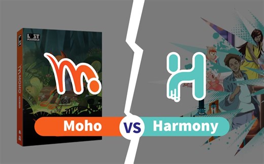 【动画软件 | 中文字幕】Moho vs Toon Boom Harmony
