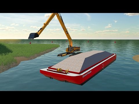 FS22 🚧 Mining Barge 🚧 Farming Simulator 22 Mods
