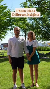 Photo ideas for couples where the girl is a bit taller than the guy 📸💫 You’ve been asking for ideas when one person in the couple is taller — so here are poses for couples where the girl is slightly taller than the guy. The last pose also works perfectly if the guy is much taller. Personally, I’ve never seen height as a “problem” in relationships. The most important thing is understanding each other, not what other people think. What truly matters is how you treat each other — height has nothi