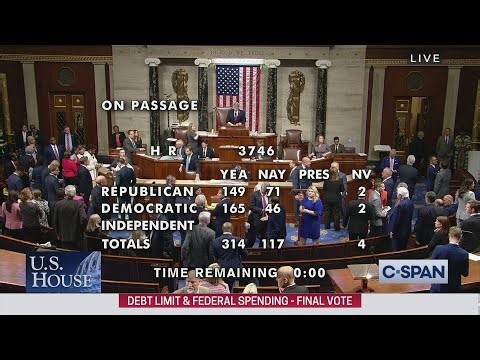 U.S. House Passes Debt Limit & Federal Spending bill
