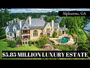 EXCLUSIVE LOOK - Home for Sale in Alpharetta - POOL - 6 Beds - 7.2 Baths #atlantarealestate