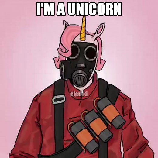 TF2 Combustible Cutie Inspired Pyro Artwork