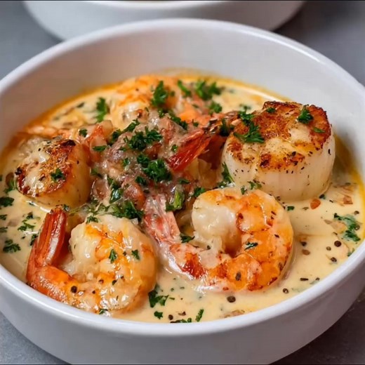 1M views · 6K reactions | Cassolettes de Gambas et Saint-Jacques à la...