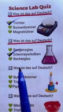 Science Lab Quiz 🧪 | Wie gut kennst du Laborgeräte? 🤯 99% liegen falsch! #Shorts