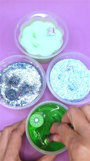 mini mic slime ASMR#satisfying