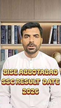 BISE Abbotabad: SSC Result 2026 | Official Date & Time #Shorts