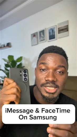 iMessage and FaceTime on Samsung phone #imessage #facetime #iphone #samsung