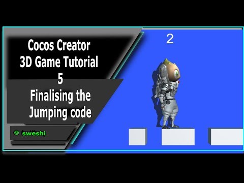 Cocos Creator Mind Your Step 3D Game Tutorial 5 - Finalising the Jumping code