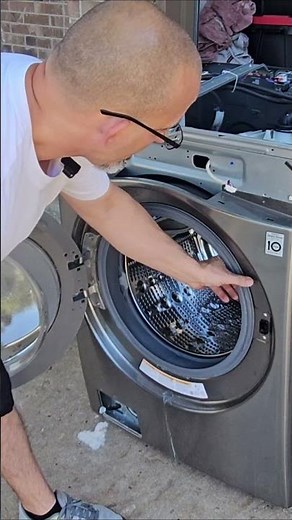 Removing Ring That Holds The Boot Seal In Place On A Front Load Washer