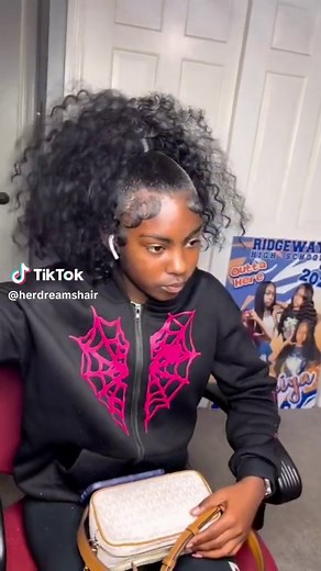 Short Curly Ponytail Hairstyles for Black Girls