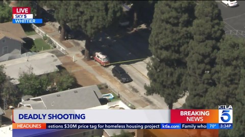 Whittier police investigating deadly shooting