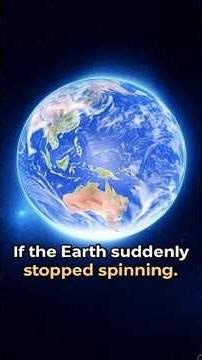 Earth Stops Rotating: Shocking Effects Explained! #earth #solarsystem #planet #science #physics