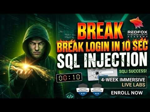SQL Injection Explained in 10 Minutes?! | Hack Any Database (Beginner to Advanced)
