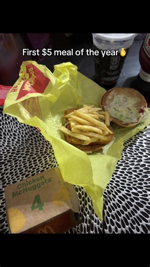 First $5 Meal of the Year at McDonald's