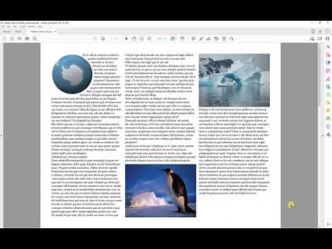 InDesign - Text boxes, Placed pictures, and Word wraps