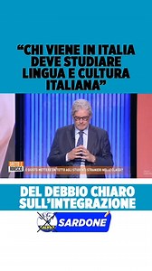 Del Debbio propone il modello inglese per chi arriva nel nostro Paese: gli immigrati devono studiare, bene, lingua e cultura italiana. È la base di una buona integrazione. | Silvia Sardone