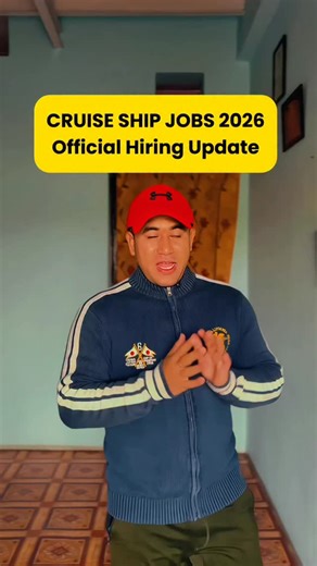 🚢 Cruise Ship Jobs Hiring Update 2026 MSC Cruises has announced hiring for multiple departments including Culinary, Housekeeping, Beverage & Restaurant for 2026. 📍 Interview Location: Goa 📅 Interview Dates: 14 & 15 January 2026 If you are planning to work on a cruise ship and build an international hospitality career, this update is important for you. 👉 Always apply only through the official MSC Cruises career website: careers.msccruises.com ⚠️ Avoid agents, guarantees, or unofficial sources