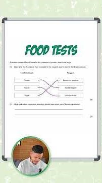 GCSE Biology: Exam Question | Food Tests